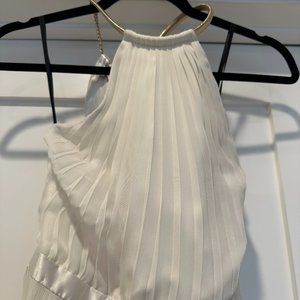 Goddess-like Dress Laundry by Shelli Segal (XS) with Gold Necklace Chain